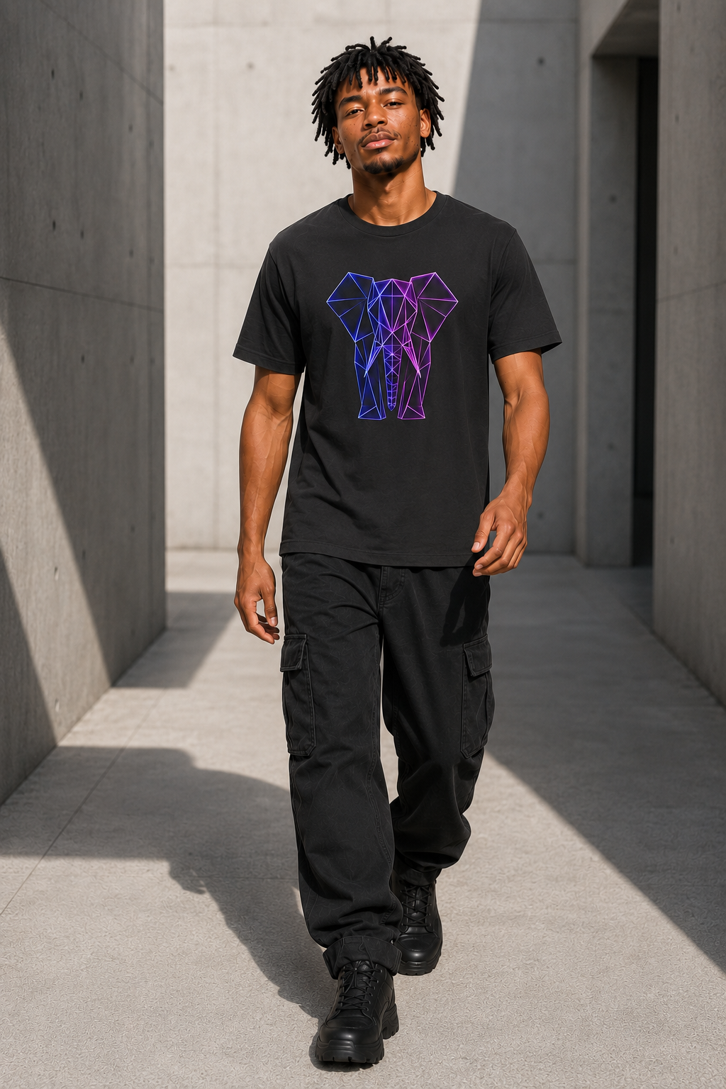 Origamy Elephant T-Shirt | Wisdom Instinct Tee