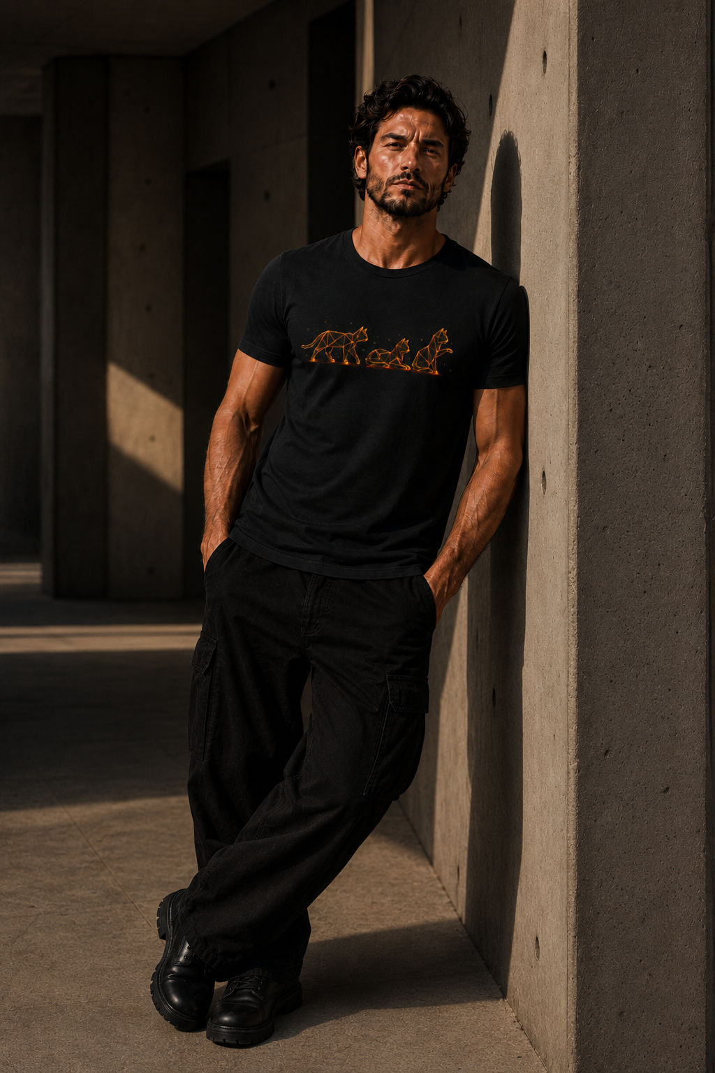 Origami Cats T-Shirt. Authenticity Instinct Tee