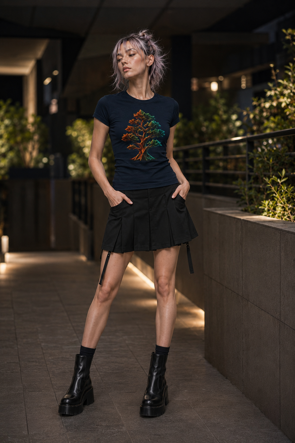 Origami Tree T-Shirt. Grounding Instinct Tee