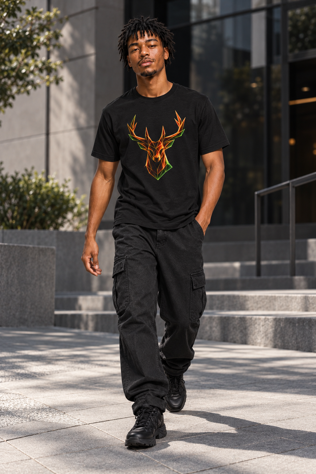 Origami Deer T-Shirt | Freedom Instinct Tee