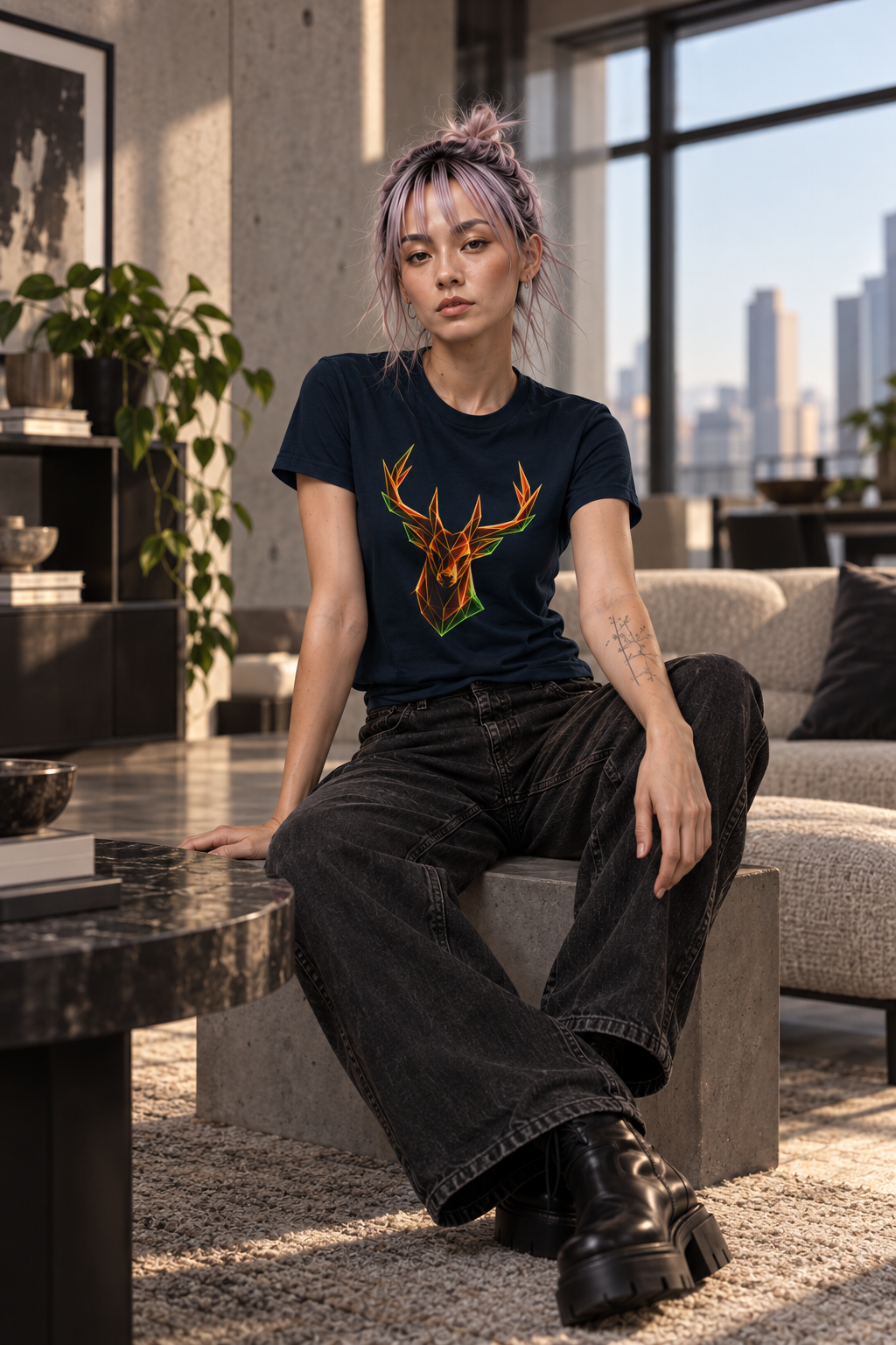 Origami Deer T-Shirt | Freedom Instinct Tee