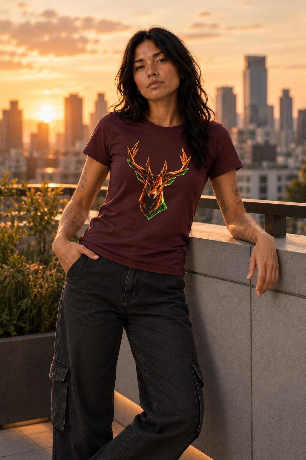 Origami Deer T-Shirt | Freedom Instinct Tee