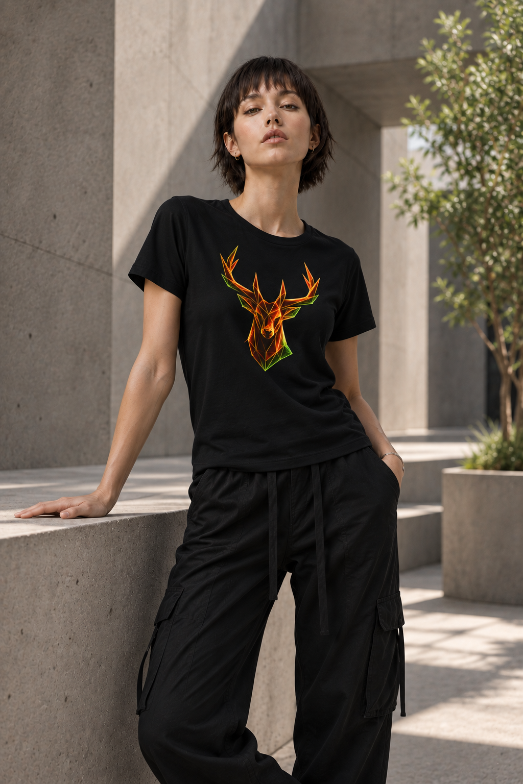 Origami Deer T-Shirt | Freedom Instinct Tee