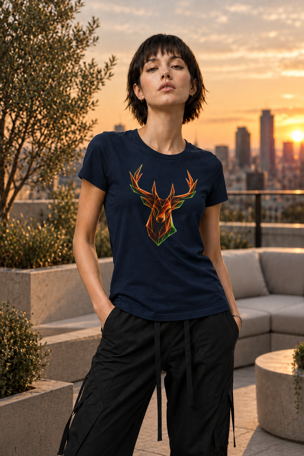 Origami Deer T-Shirt | Freedom Instinct Tee