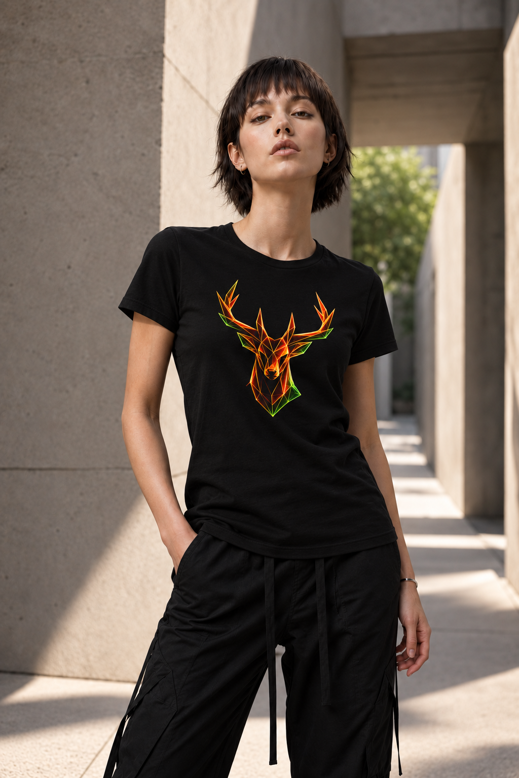 Origami Deer T-Shirt | Freedom Instinct Tee