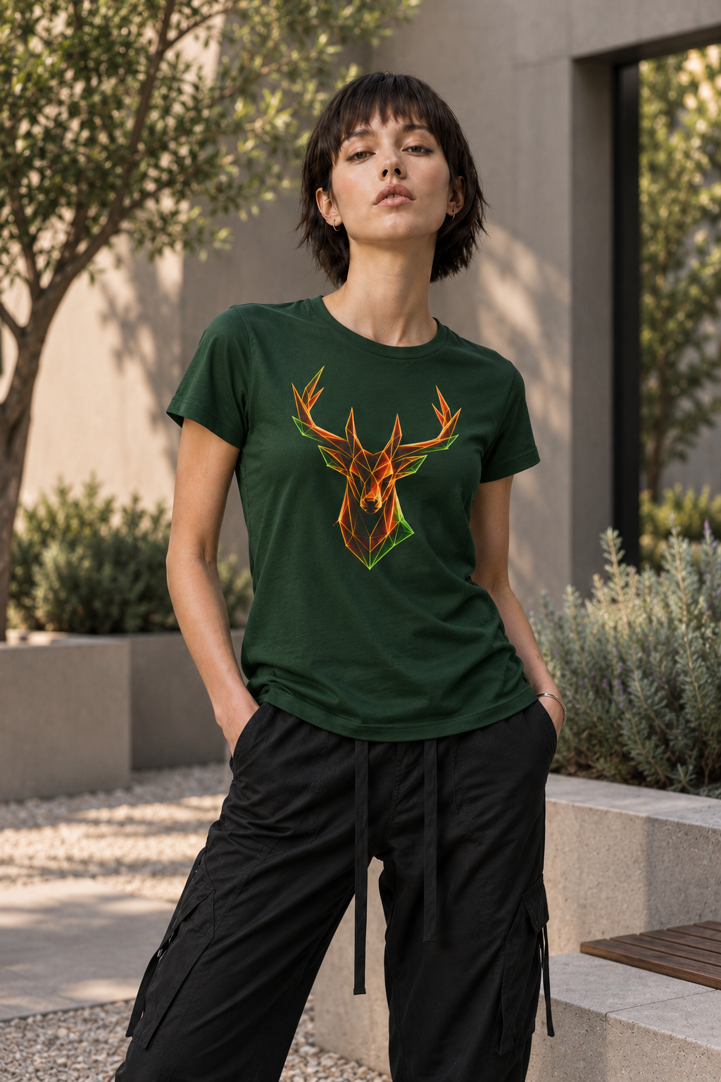Origami Deer T-Shirt | Freedom Instinct Tee