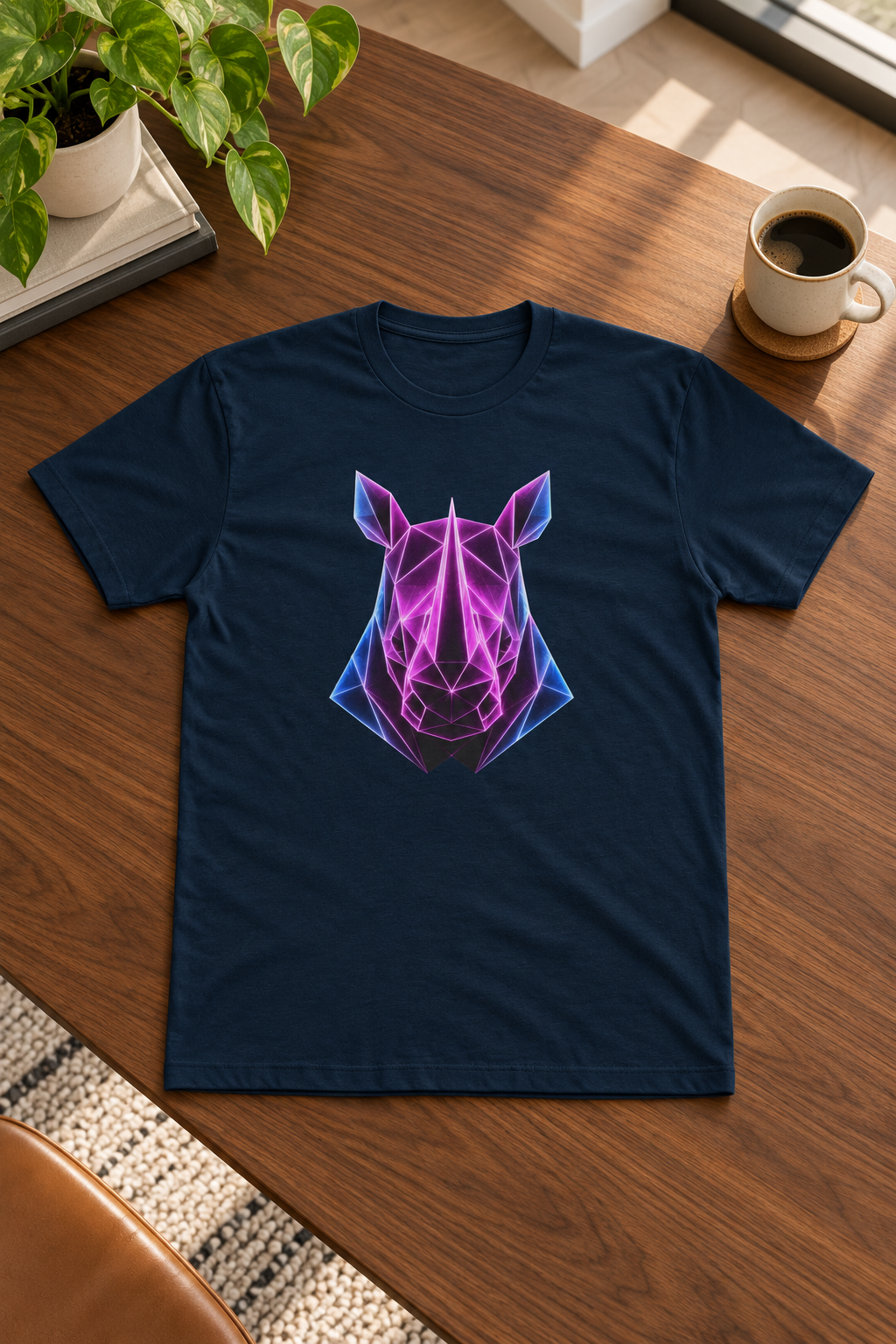 Origami Rhino T-Shirt | Resilience Instinct Tee