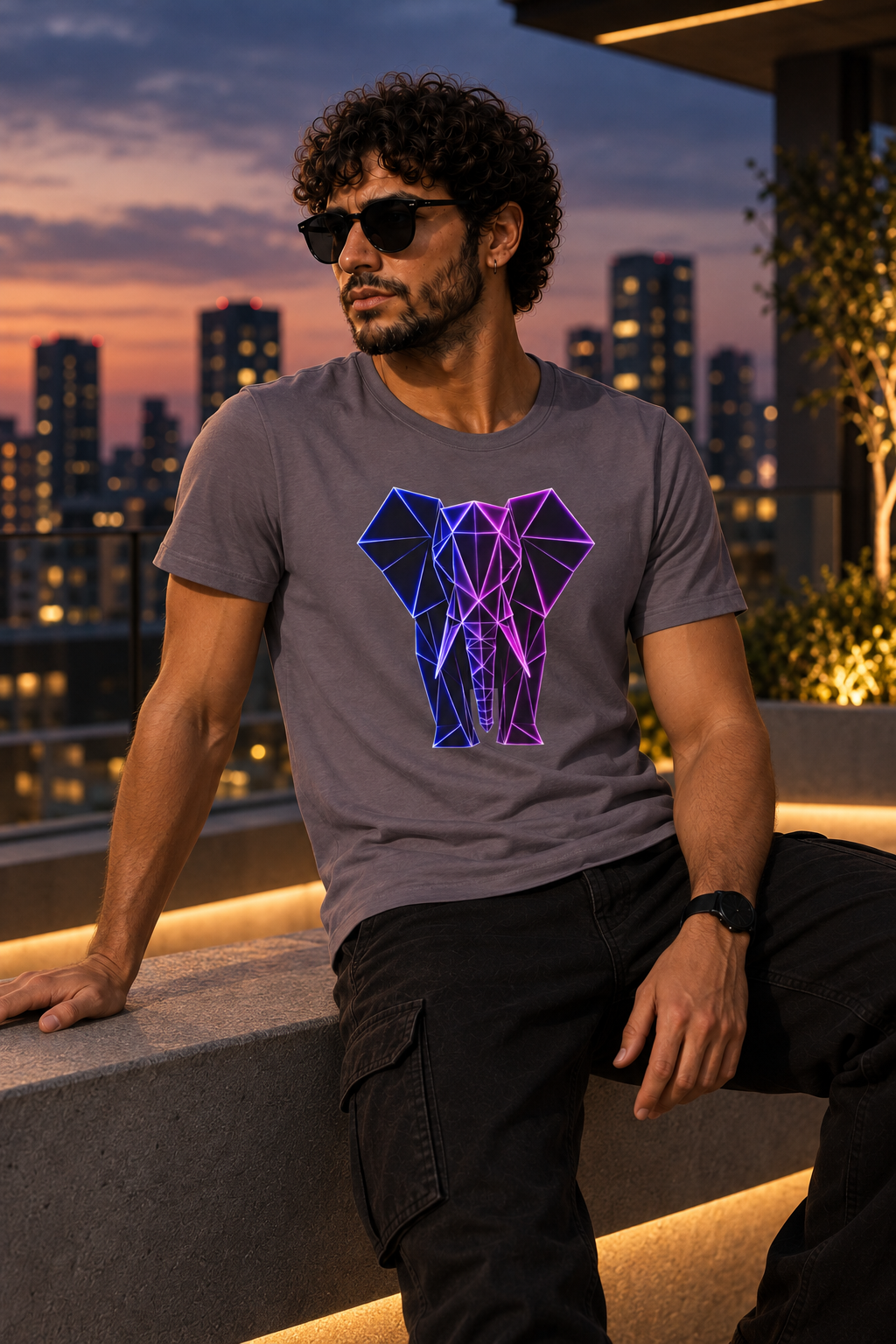 Origamy Elephant T-Shirt | Wisdom Instinct Tee