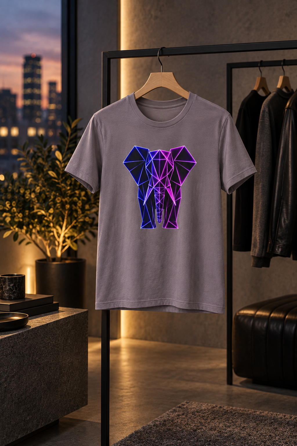 Origamy Elephant T-Shirt | Wisdom Instinct Tee