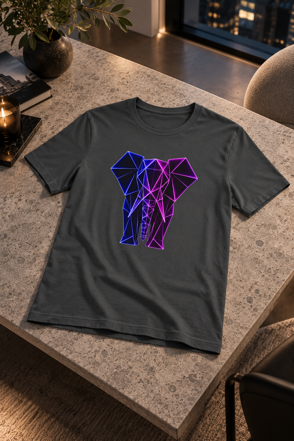 Origamy Elephant T-Shirt | Wisdom Instinct Tee