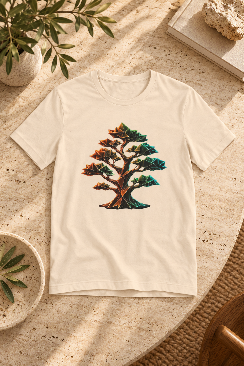 Origami Tree T-Shirt.  Grounding Instinct Tee