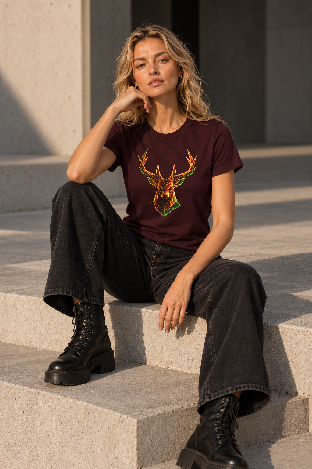 Origami Deer T-Shirt | Freedom Instinct Tee
