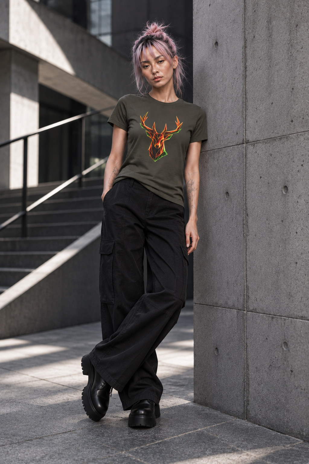 Origami Deer T-Shirt | Freedom Instinct Tee