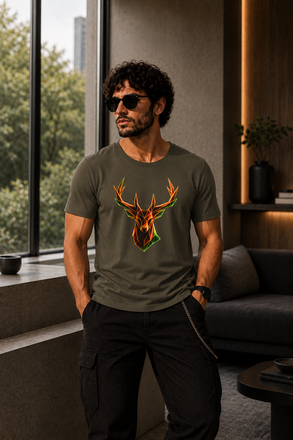 Origami Deer T-Shirt | Freedom Instinct Tee