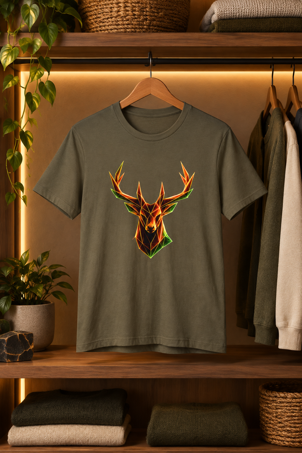Origami Deer T-Shirt | Freedom Instinct Tee