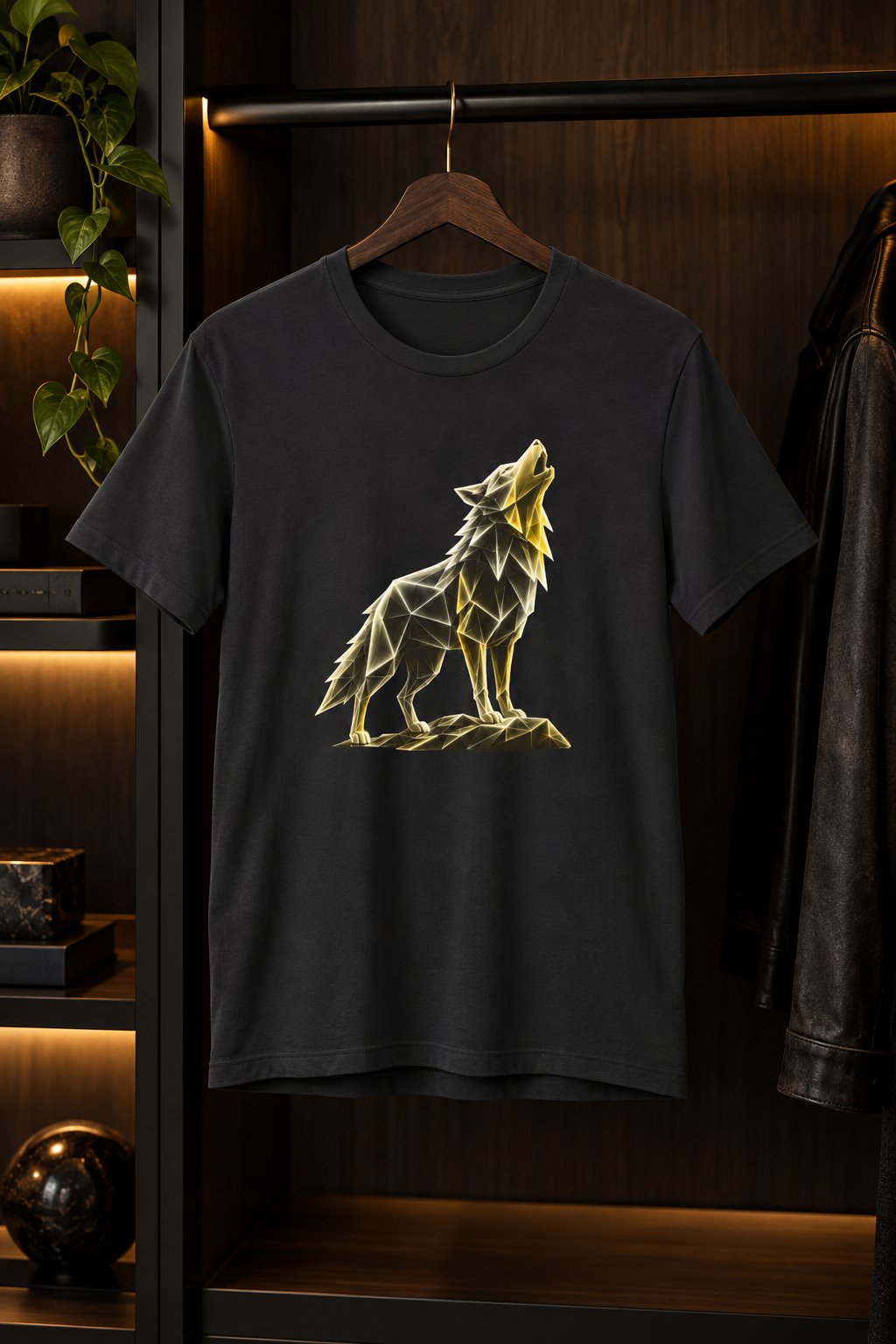 Origami Wolf T-Shirt. Belonging Instinct Tee