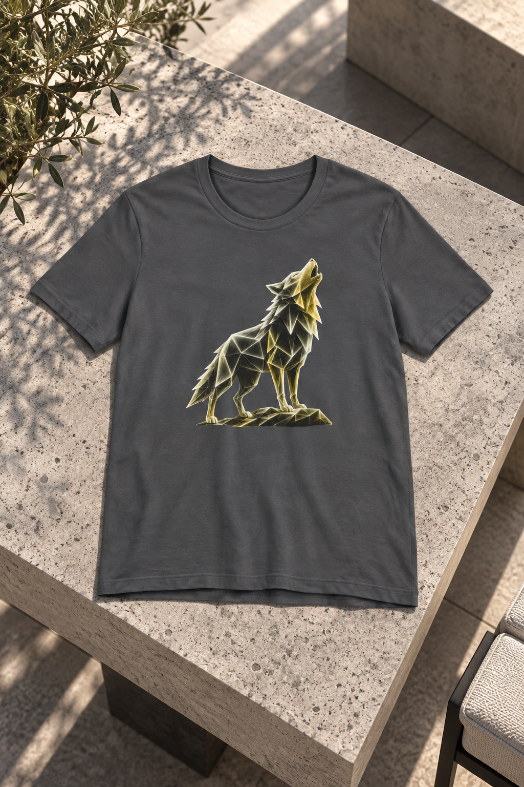 Origami Wolf T-Shirt. Belonging Instinct Tee