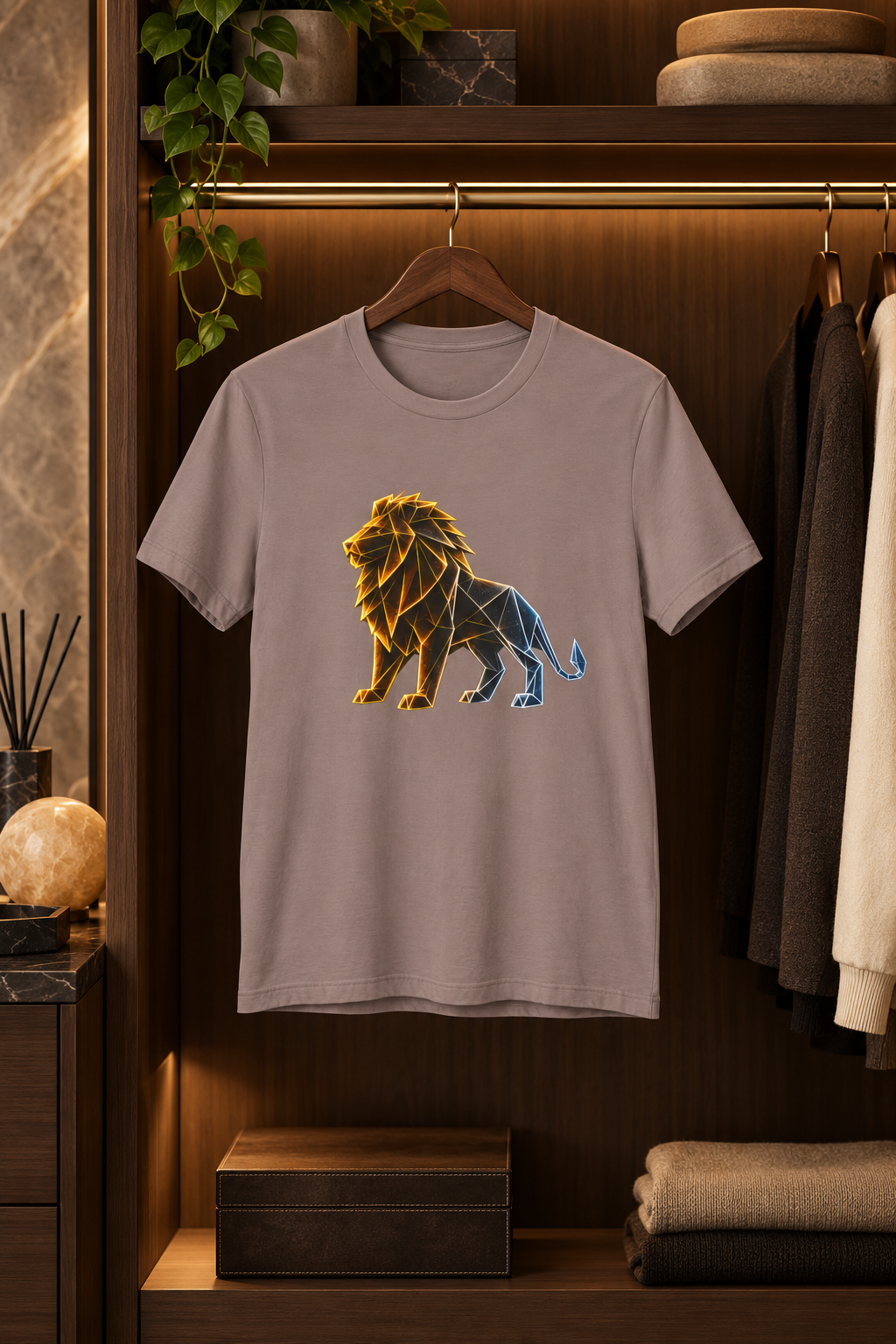 Origami Lion | Presence Instinct T-Shirt
