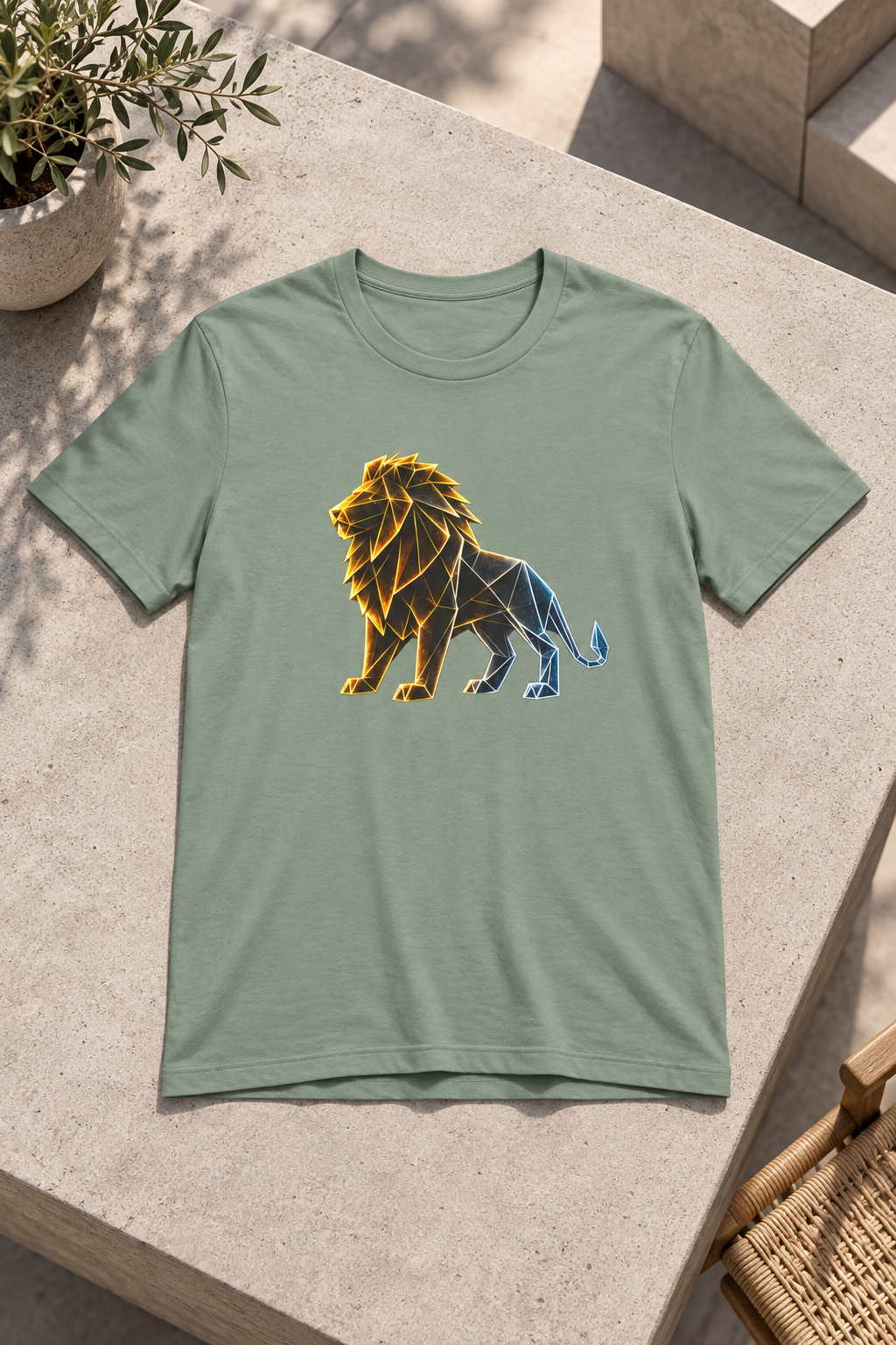 Origami Lion | Presence Instinct T-Shirt