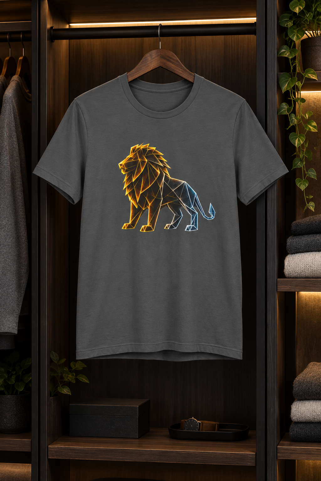 Origami Lion | Presence Instinct T-Shirt