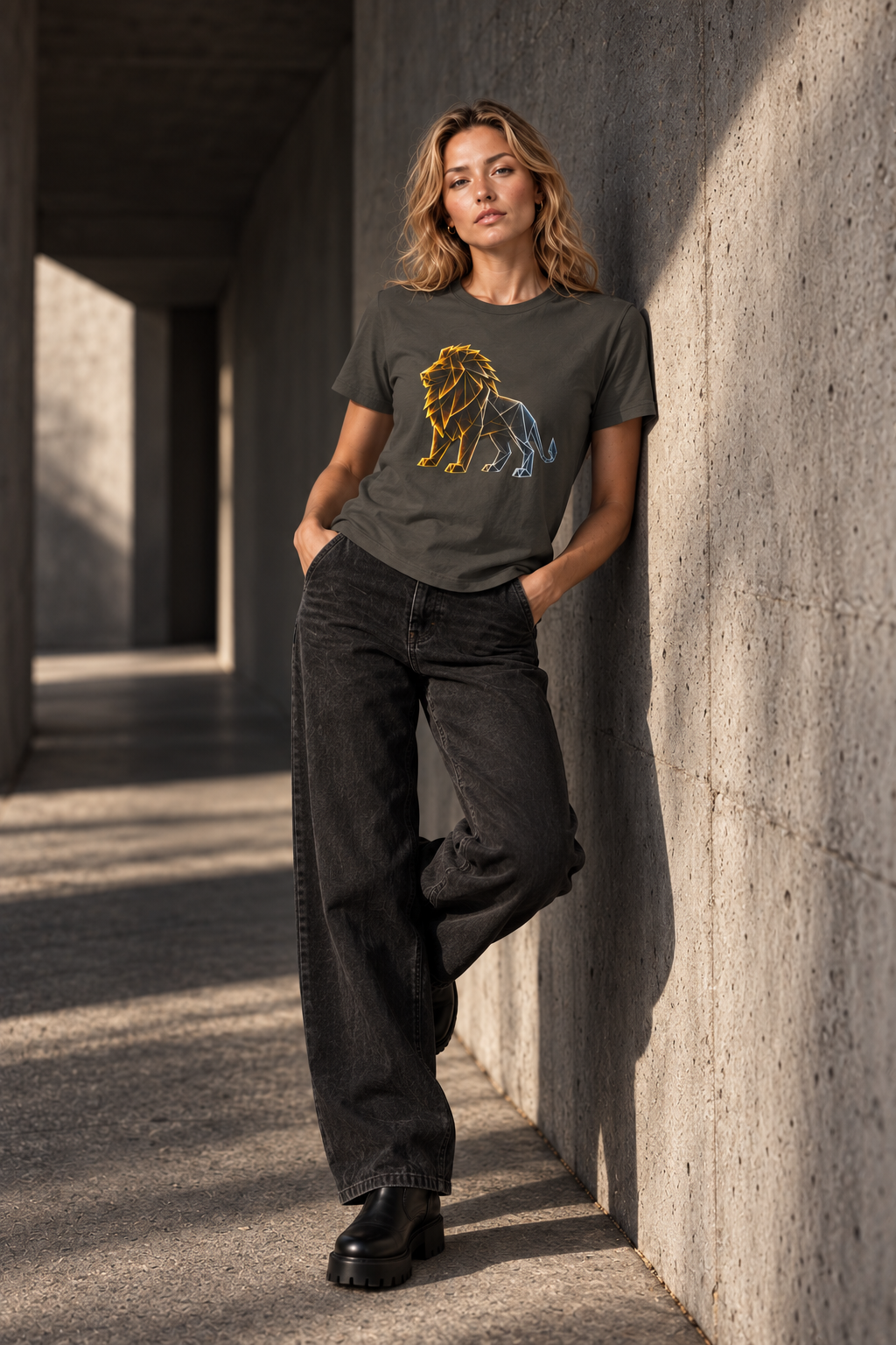 Origami Lion | Presence Instinct T-Shirt