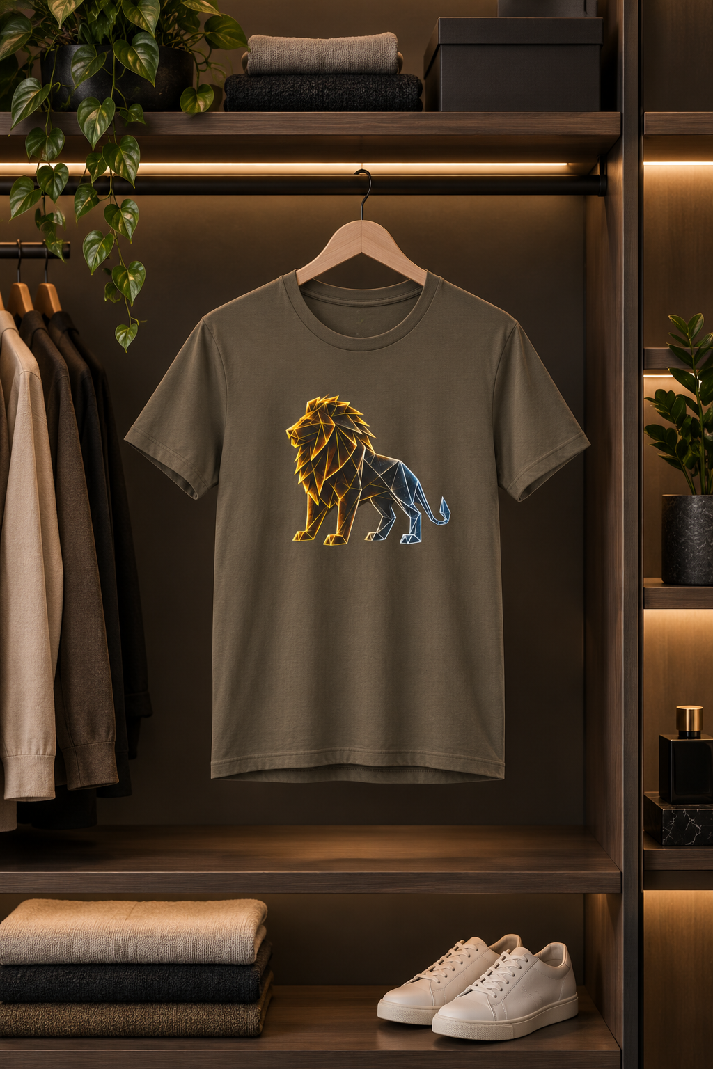 Origami Lion | Presence Instinct T-Shirt