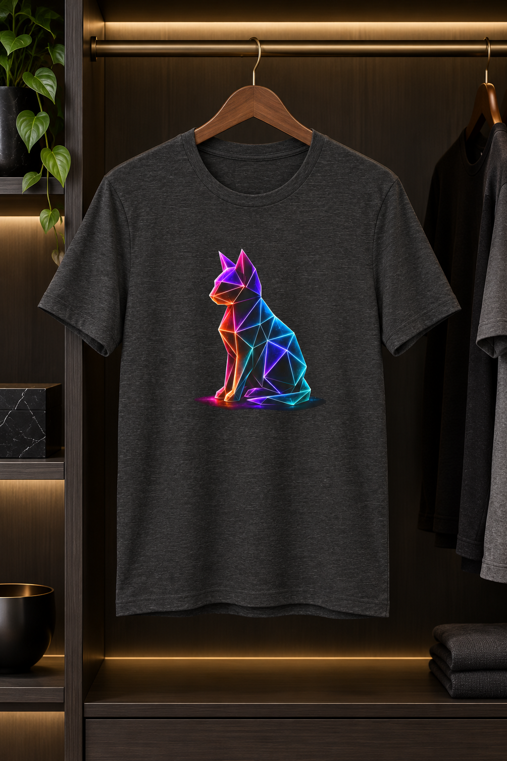 Origami Cat Shirt. Authenticity Instinct Tee