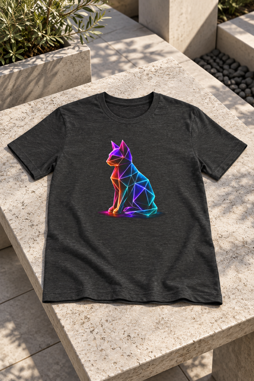 Origami Cat Shirt. Authenticity Instinct Tee