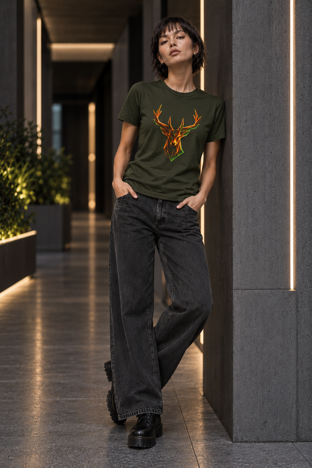 Origami Deer T-Shirt | Freedom Instinct Tee