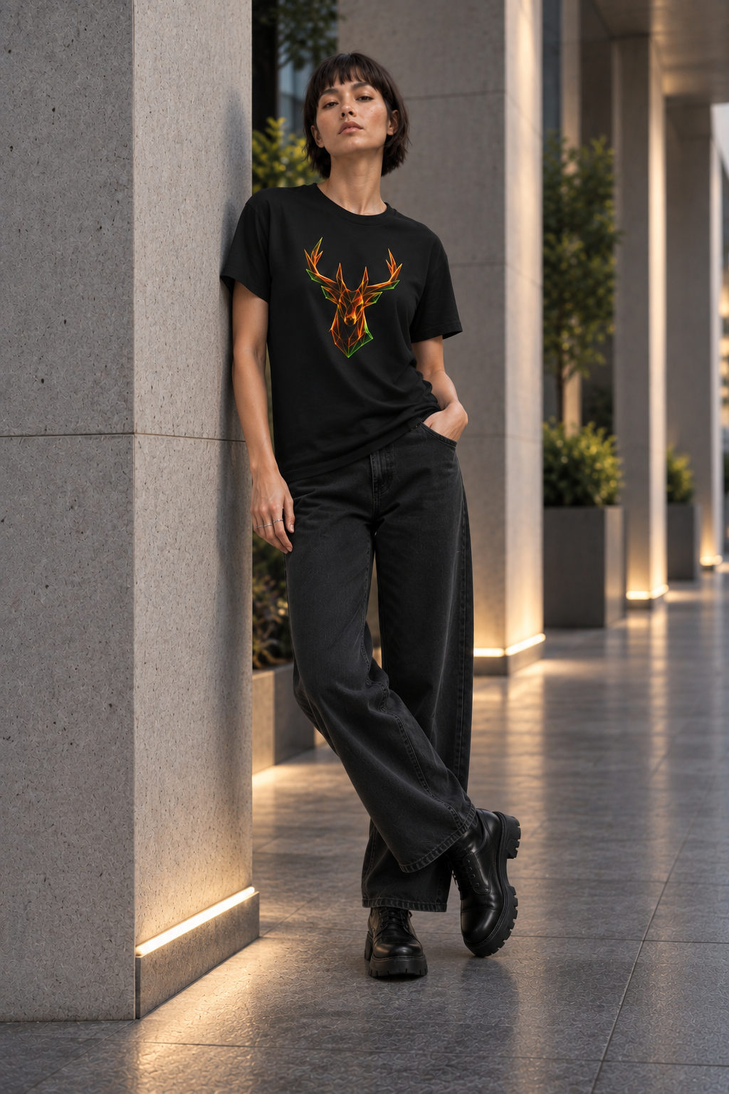 Origami Deer T-Shirt | Freedom Instinct Tee