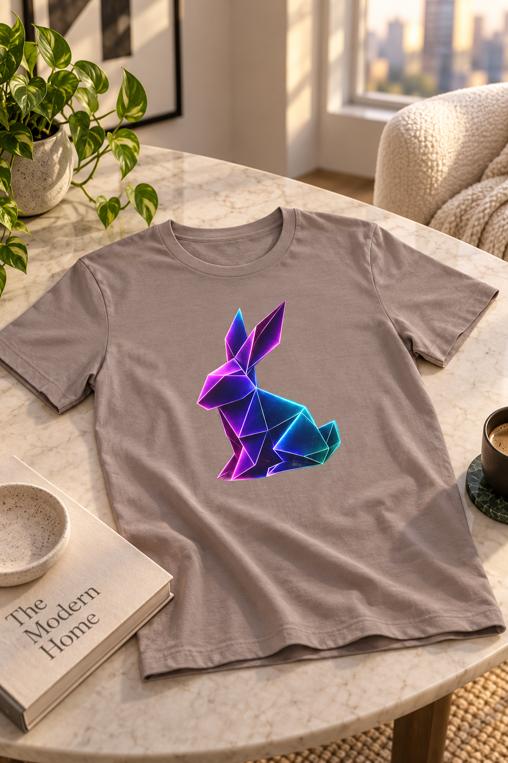 Origami rabbit T-shirt. Initiative Instinct Tee