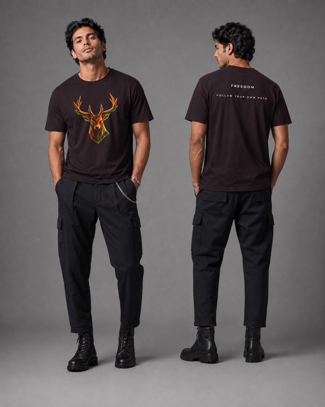 Origami Deer T-Shirt | Freedom Instinct Tee