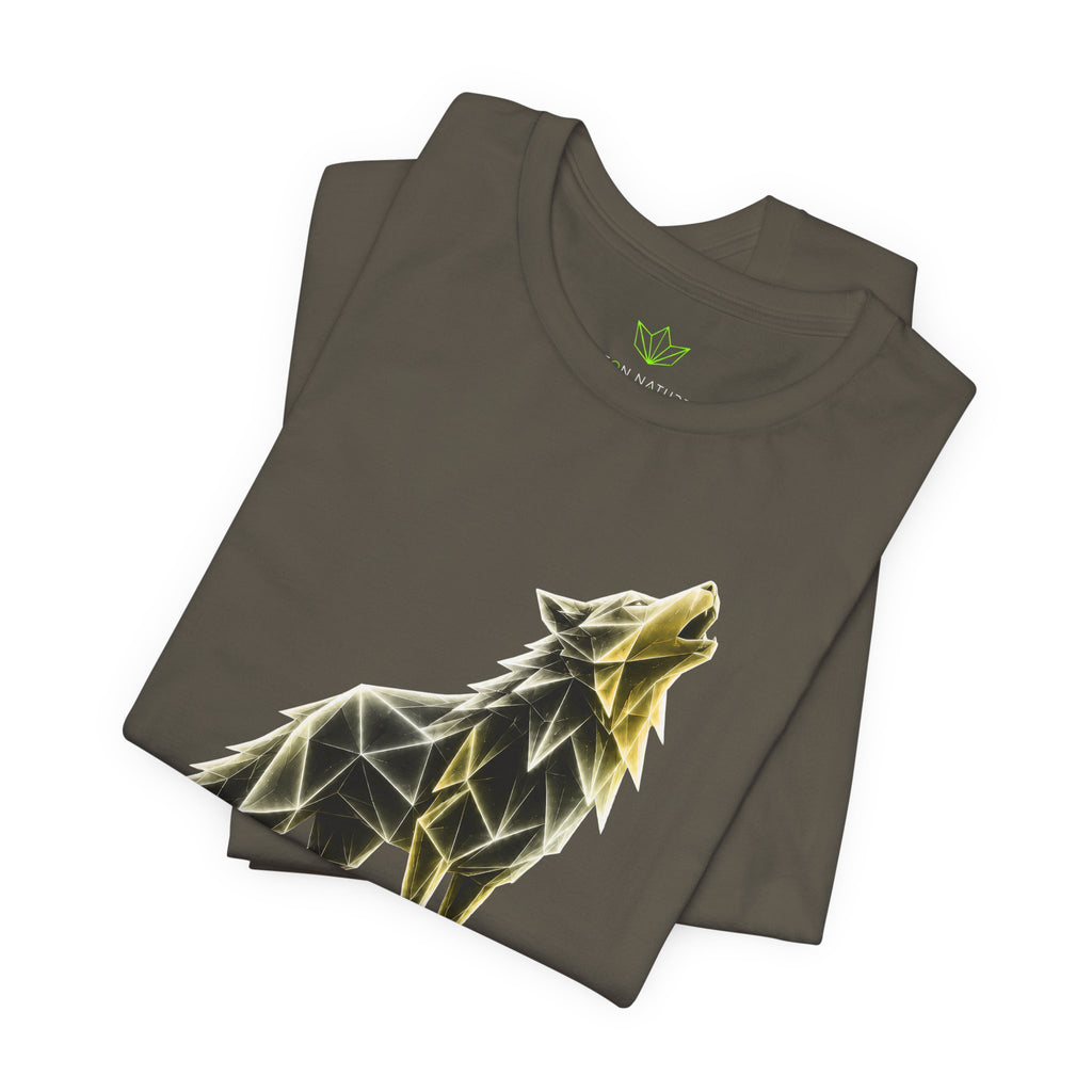 Origami Wolf T-Shirt. Belonging Instinct Tee