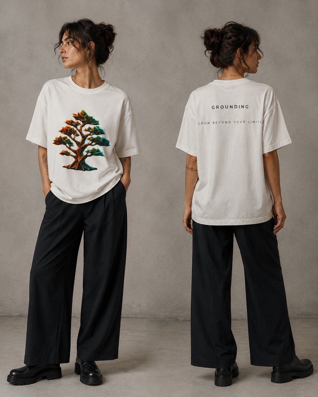 Origami Tree T-Shirt.  Grounding Instinct Tee