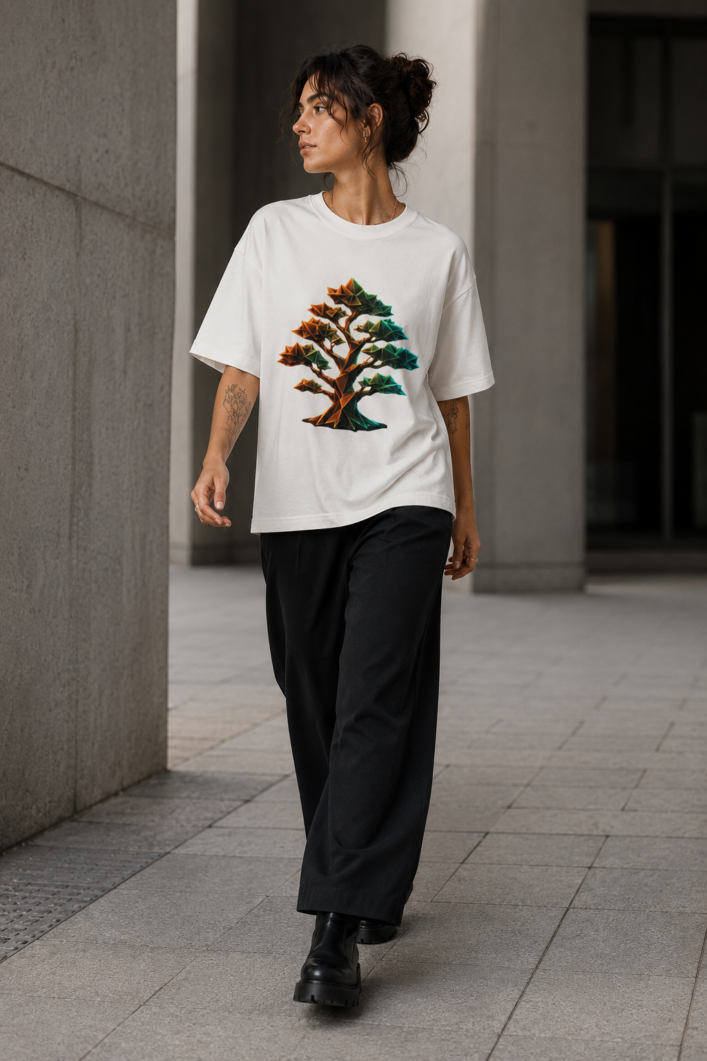Origami Tree T-Shirt.  Grounding Instinct Tee