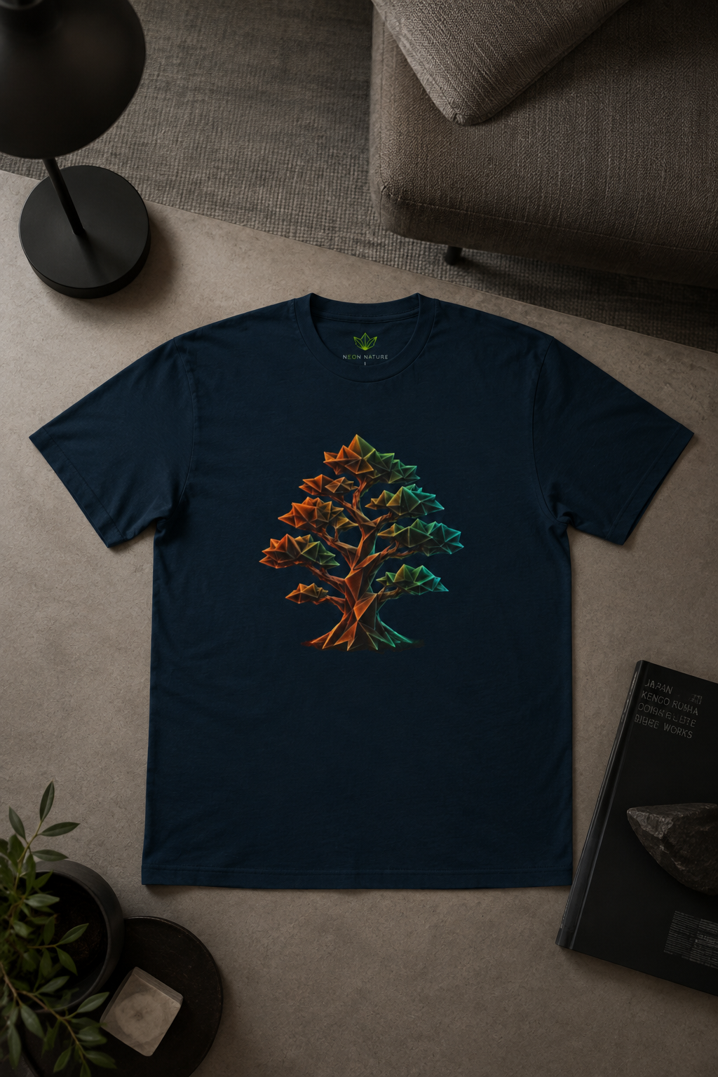 Origami Tree T-Shirt. Grounding Instinct Tee