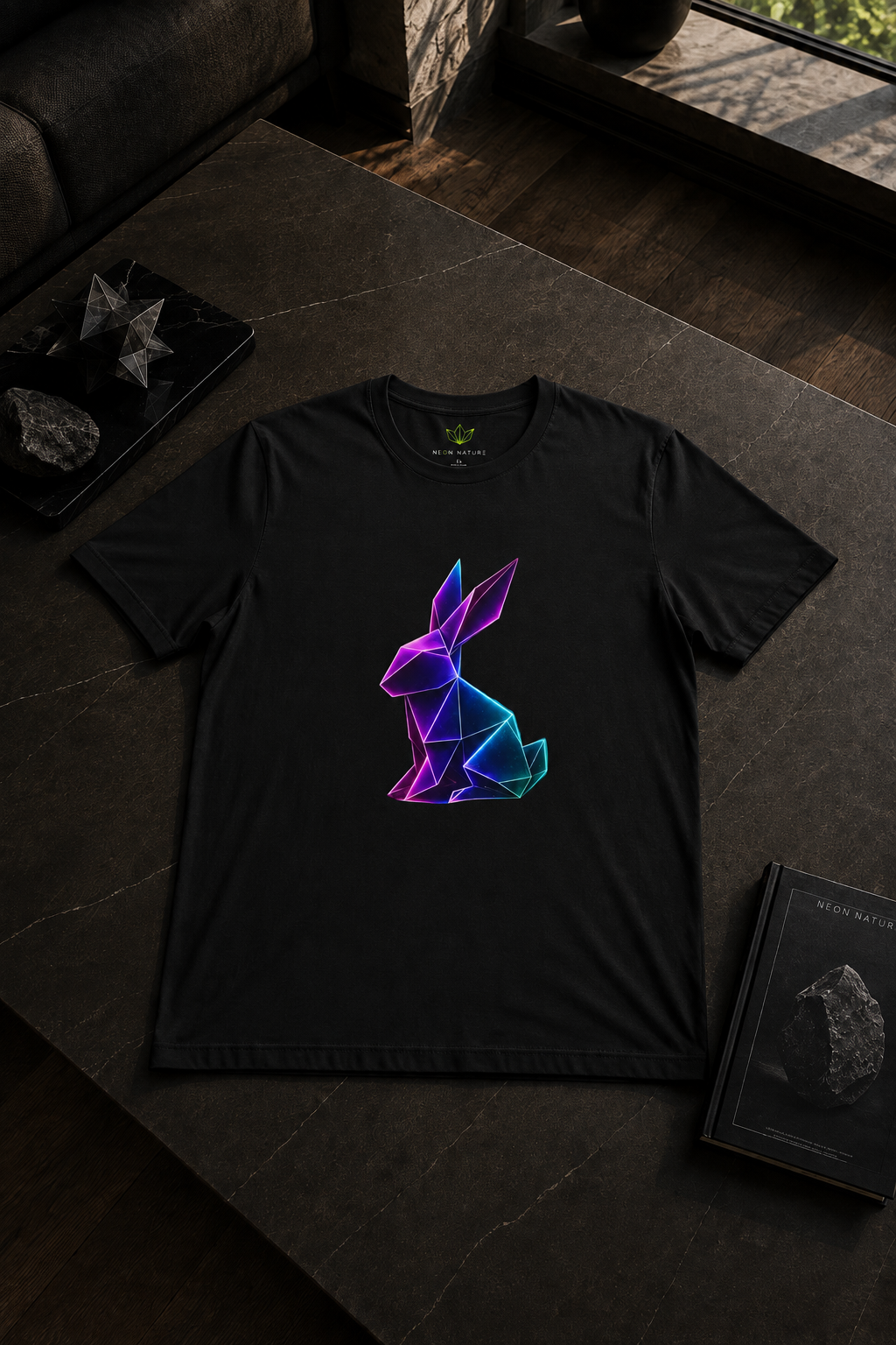 Origami rabbit T-shirt. Initiative Instinct Tee