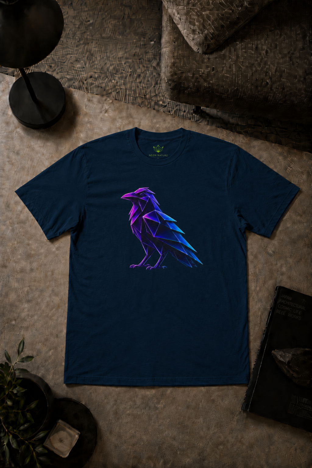 Origami Crow T-Shirt. Mistery Instinct Tee