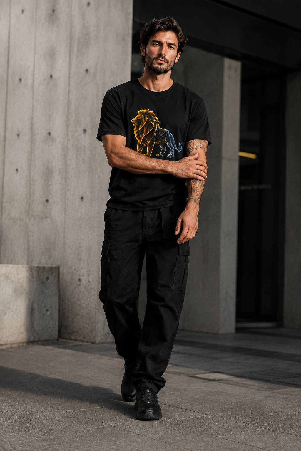 Origami Lion | Presence Instinct T-Shirt