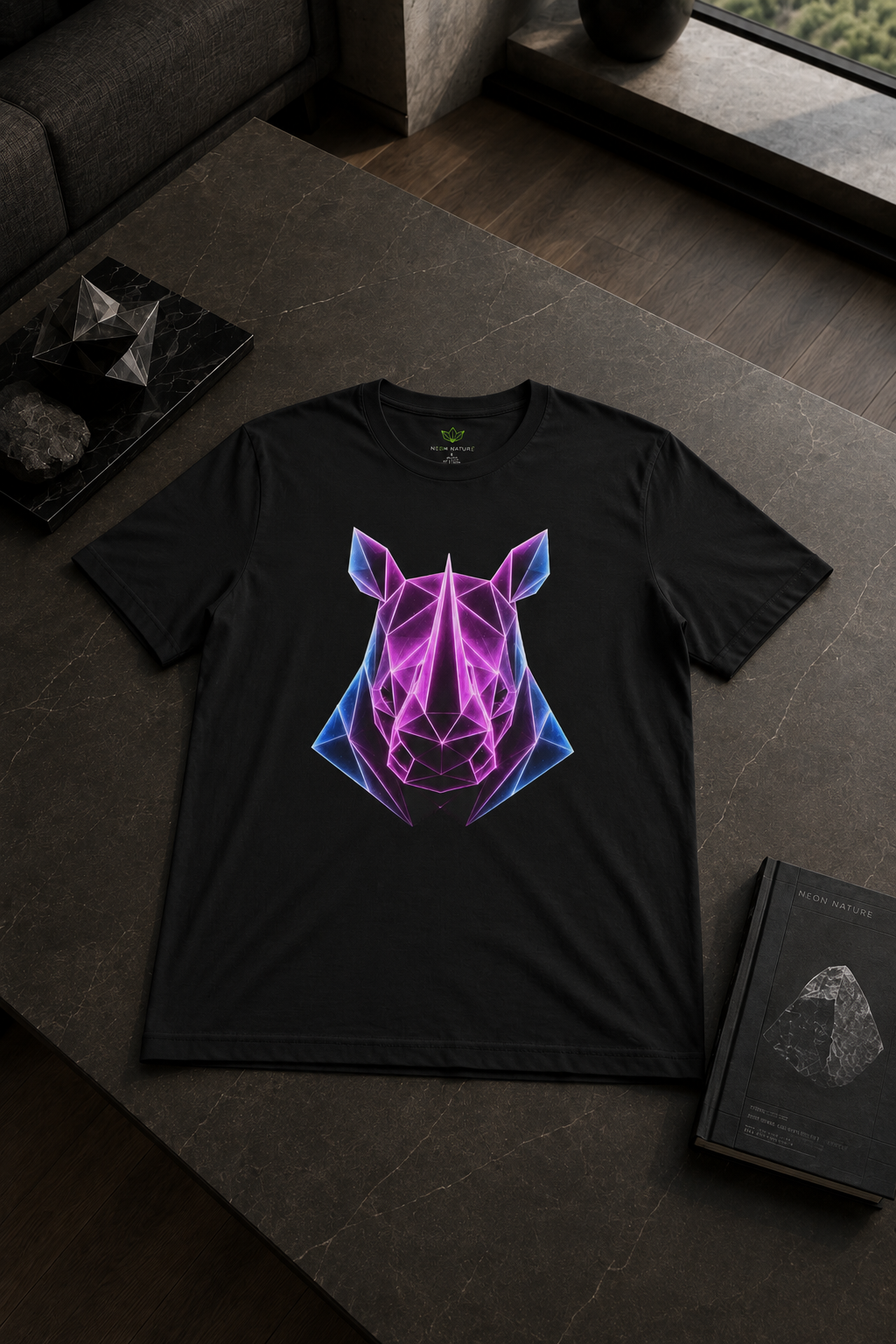 Origami Rhino T-Shirt | Resilience Instinct Tee