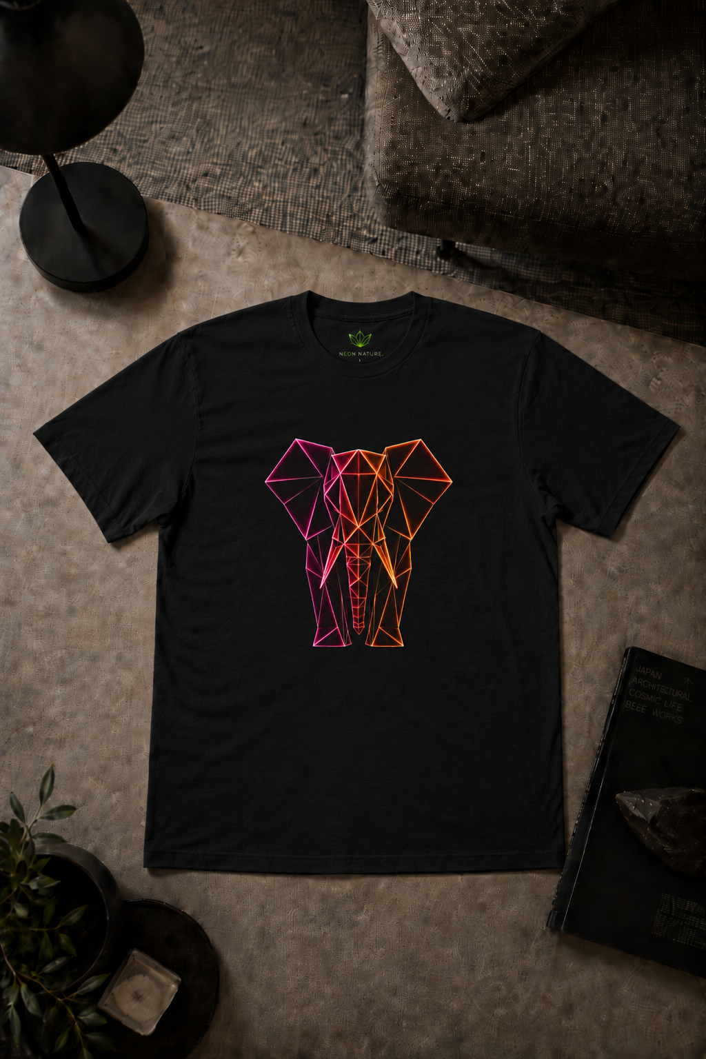 Origami Elephant T-Shirt. Wisdom Instinct Tee